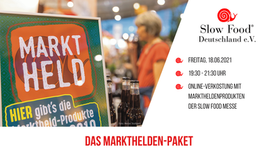 Vom Bier for future bis zum Bienenflüsterer: Online-Verkostung mit Marktheldenprodukten der Slow Food Messe Vom Bier for future bis zum Bienenflüsterer: Online-Verkostung mit Marktheldenprodukten der Slow Food Messe