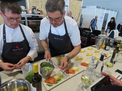 Chef Alliance Köche Manuel Reheis & Detlev Ueter Treffpunkt Geschmack (c) Monica Commandeur