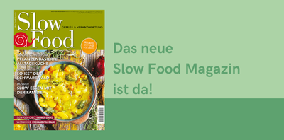 Erscheinung neues Slow Food Magazin: Ausgabe 01/2026