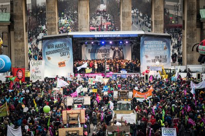 Demonstration: Agrarwende anpacken, Klima schützen!