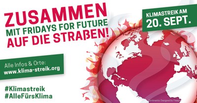 Klimaschutz: Globaler Klimastreik zum UN Summit und zum Klimakabinett