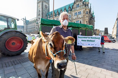 Neues Bündnis fordert: Bauernhof in Hamburg muss bleiben