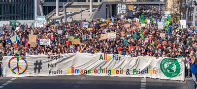 Aufruf zum globalen Klimastreik von Fridays for Future am 15.9.2023