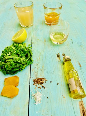 Neues aus der Dienstagsküche: Scheerkohl Ingwer Shot