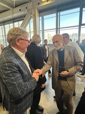 Rupert Ebner und Carlo Petrini auf der Slow Wine 2026 (c) Rupert Ebner