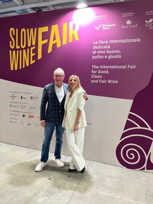 Slow Food Deutschland Vorsitzender Dr. Rupert Ebner mit Vorsitzender von Slow Food Italien Barbara Nappini (C) Rupert Ebner