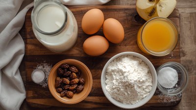 Zutaten Kaiserschmarrn (c) KI generiert Zutaten Kaiserschmarrn (KI-generiert).jpg