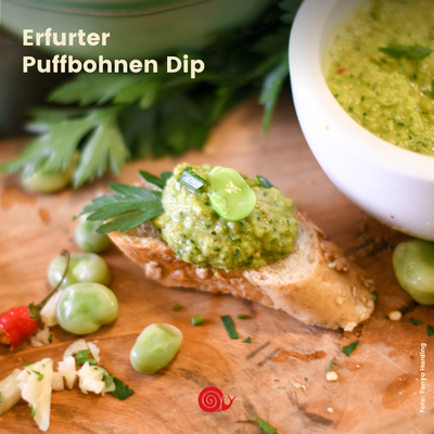 Neues aus der Dienstagsküche: Erfurter Puffbohnen Dip
