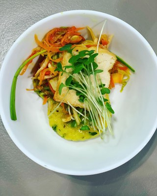 Neues aus der Dienstagsküche: Wurzel-Wok-Gemüse und Kartoffeldumplings "Thai Style"