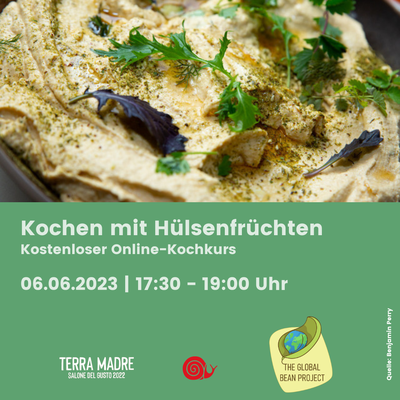 Kostenloser Online-Kochkurs: Kochen mit Hülsenfrüchten