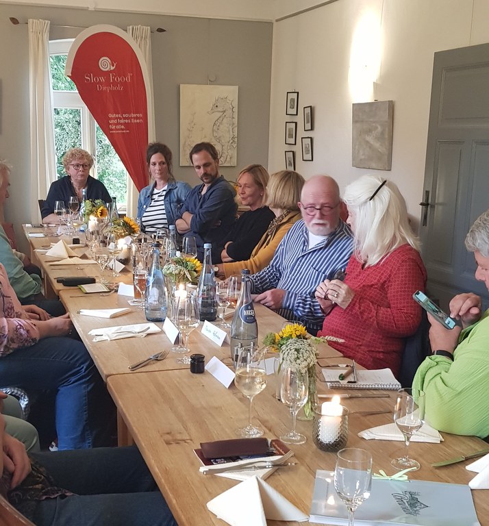 Slow Food Convivium Diepholz beim Schneckentreffen im August 2023 