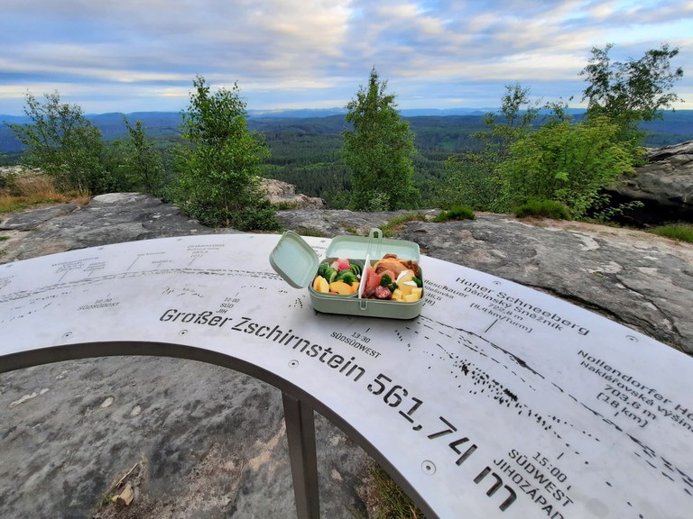 Großer Zschrinstein: Beste Aussicht auf Essen mit BrotZeitTour