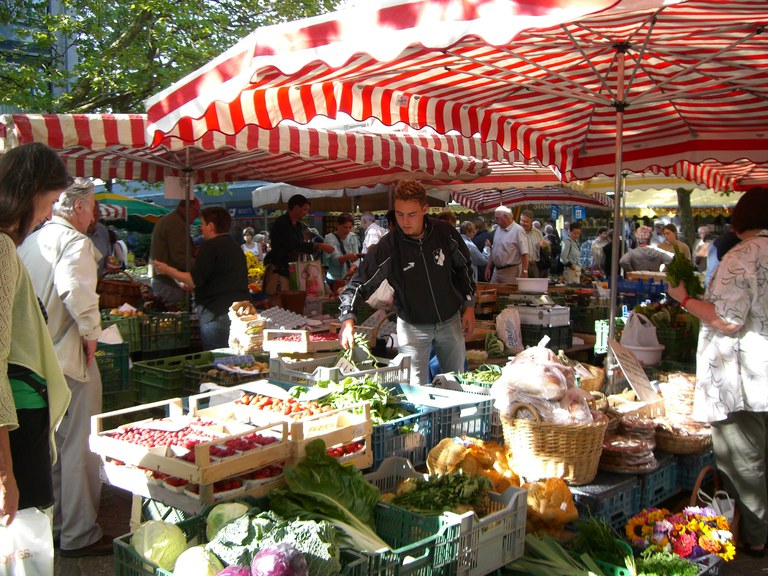Samstagsmarkt in Lörrach
