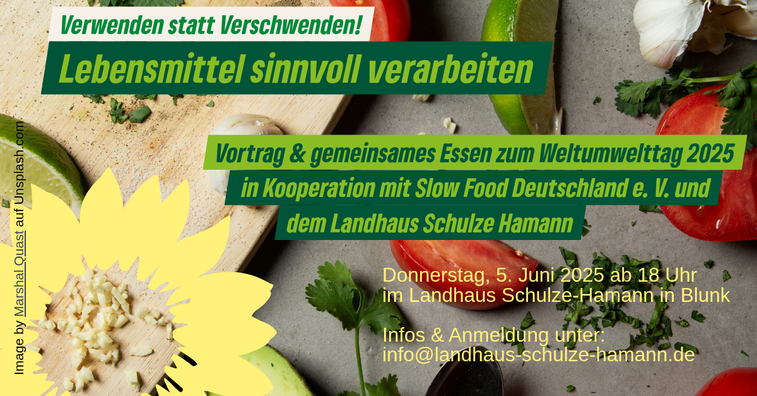 Landgasthaus Schulze-Hamann in Blunk: Teller statt Tonne - Verwendung statt Verschwendung