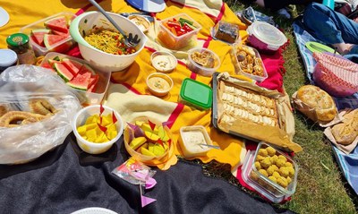 Mitbringsel-Picknick am Krähenteich