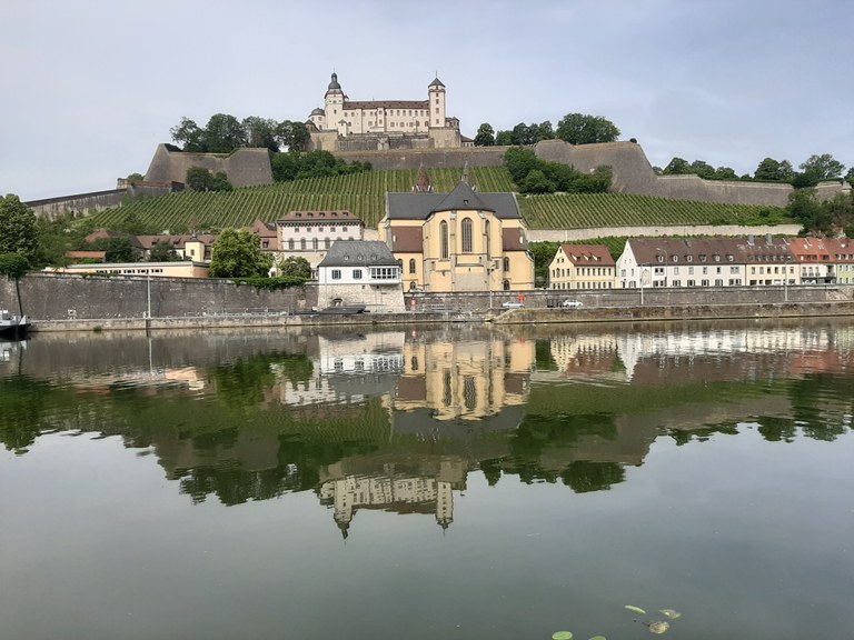 Würzburg Festung und Sankt Burkard