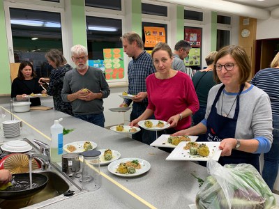 Es wurde slow - in der Schulküche