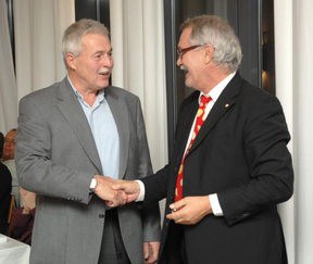 Lothar Müller mit Gerhard Tremel
