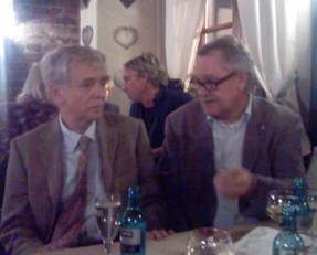 Dr. Frommer (links) mit Gerhard Tremel