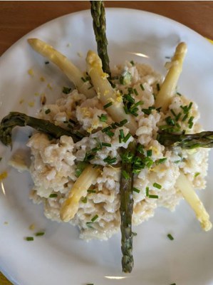 Spargelrisotto