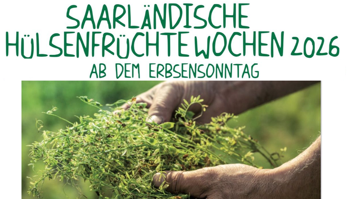22. Februar bis 8. März 2026: Einladung zu den 11. Saarländischen Hülsenfrüchtewochen