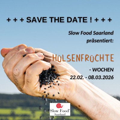 22. Februar bis 8. März 2026: Einladung zu den 11. Saarländischen Hülsenfrüchtewochen