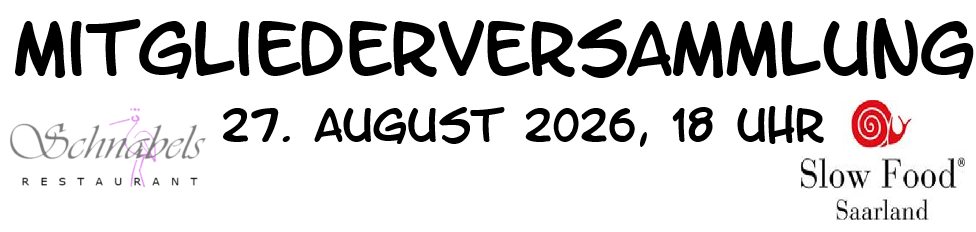 27. August 2026: Mitgliederversammlung