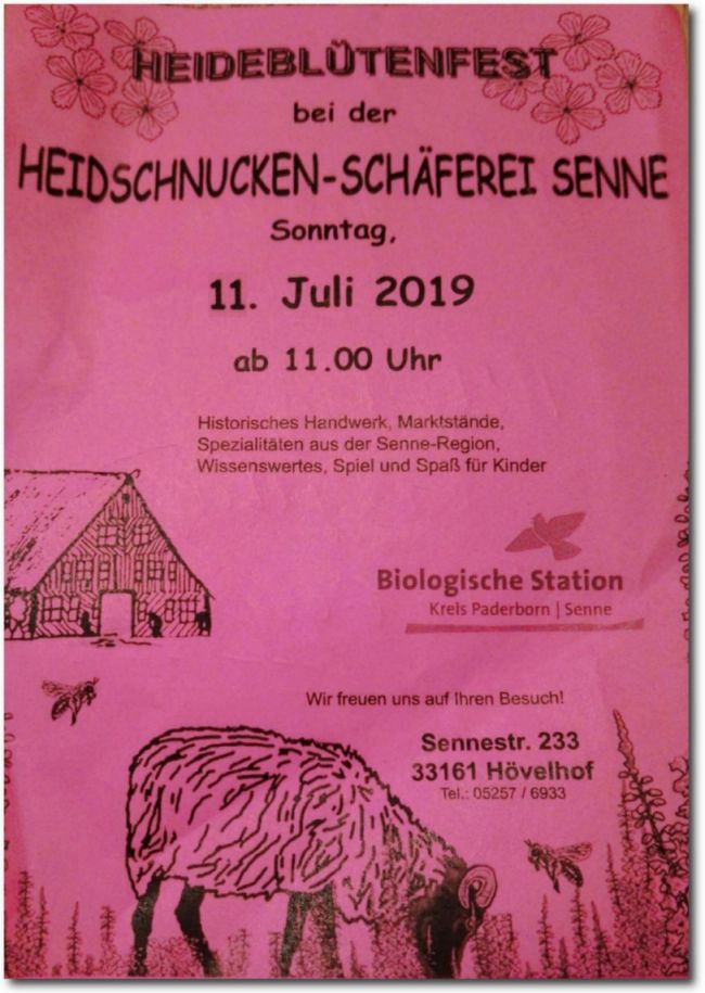 Flyer Heideblütenfest