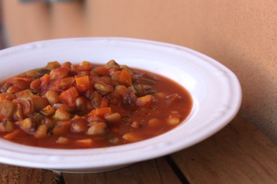 Neues aus der Dienstagsküche: Italienische Platterbsen-Suppe
