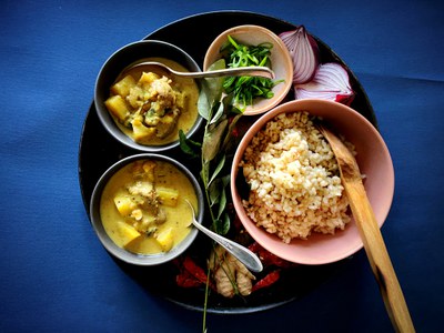 Sri Lanka Curry von der Rehkeule