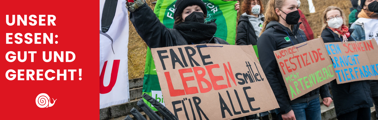 Kampagne "Unser Essen: gut und gerecht!"