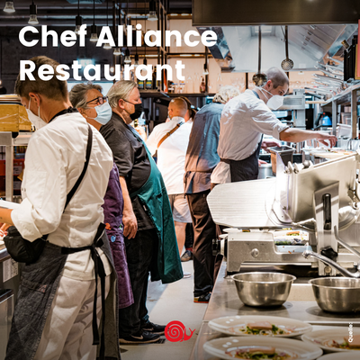 Das Chef Alliance Restaurant bei der Slow-Food-Messe